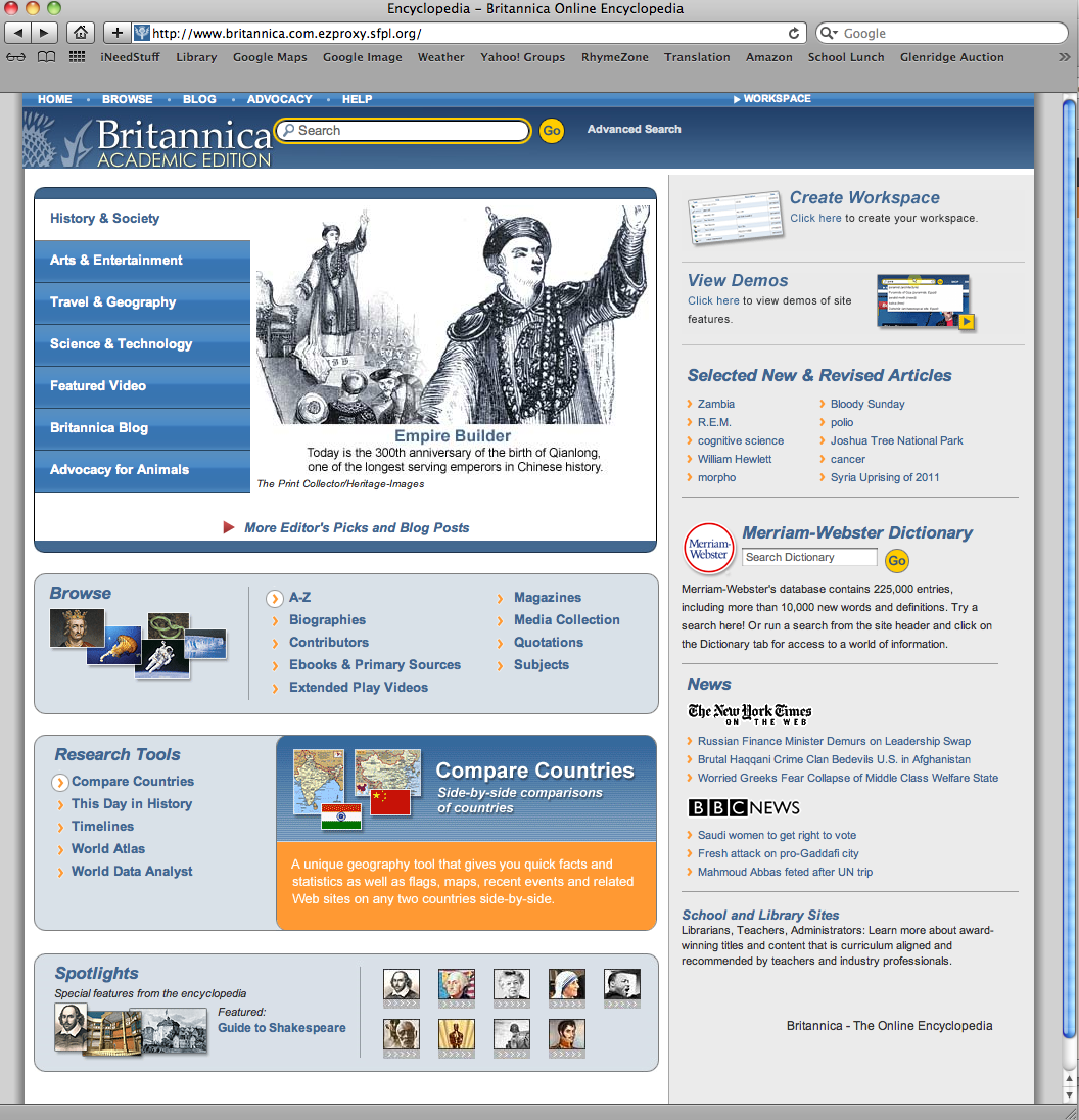 britannica student encyclopedia online